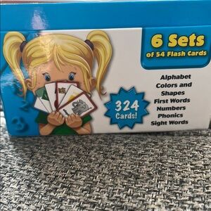 Flash Cards Set for Kids - 6 Sets with 324 Cards